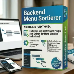 Backend-Menü Sortierung